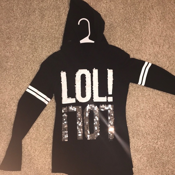 JUSTICE|’LOL!’ sweatshirt - Picture 1 of 2